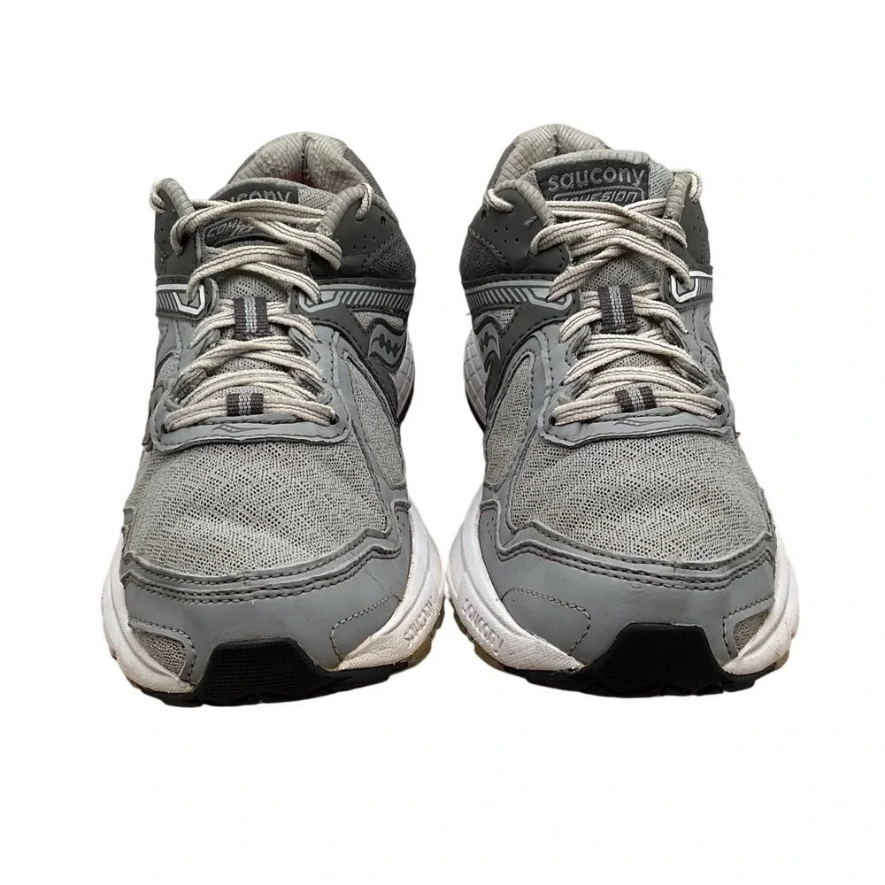Saucony Cohesion 10 Womens Running‎ Shoes Grey Silver S15362-10 Size 9W